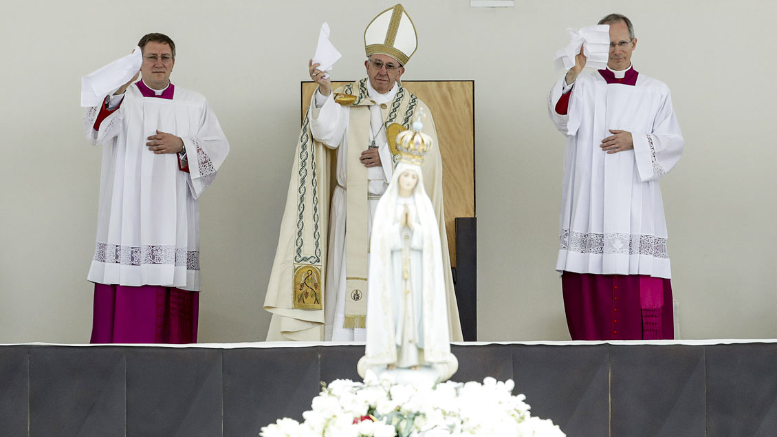 Papst Franziskus in Fatima