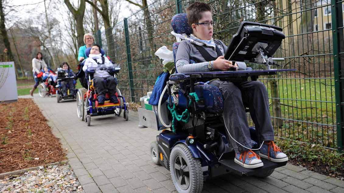 Menschen mit Handicap Symbolfoto: Michael Bönte