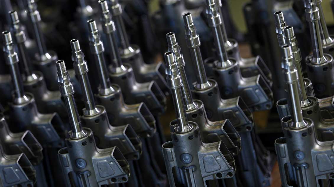 Waffenteile. Foto: Reuters