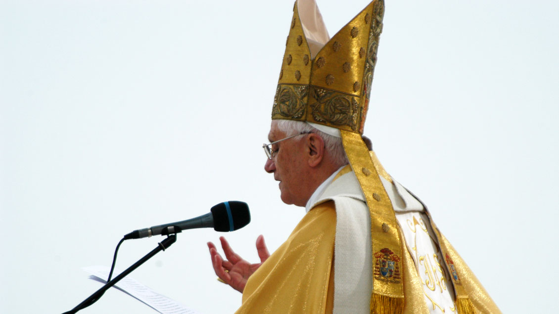 Papst Benedikt XVI. Foto: Michael Bönte
