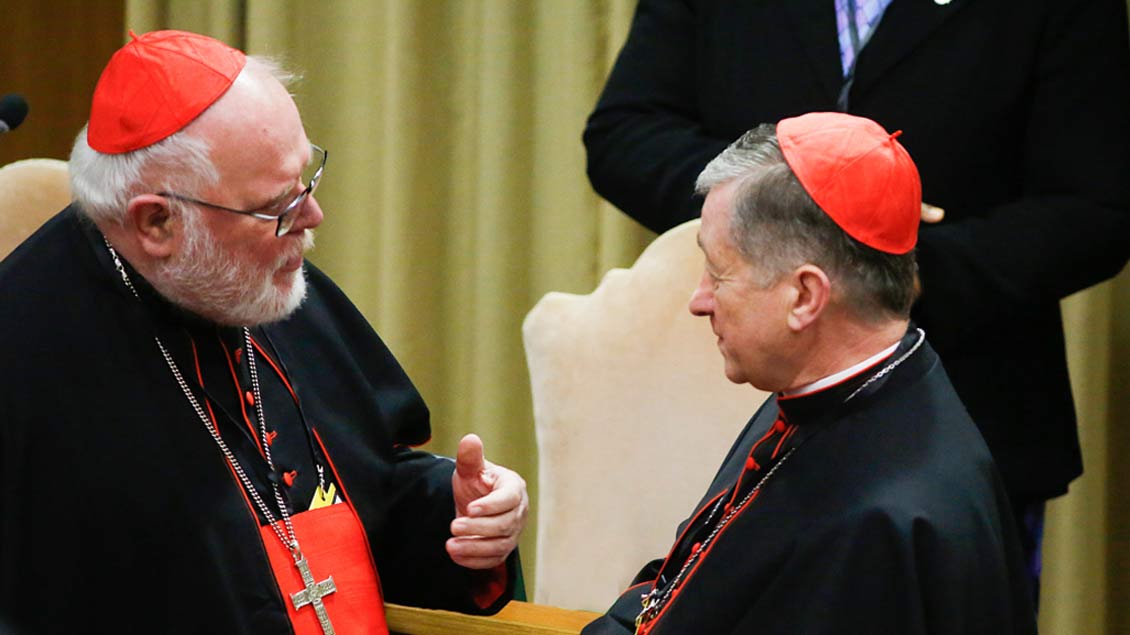 Kardinal Reinhard Marx und Kardinal Blase Joseph Cupich vom US-Erzbistum Chicago.