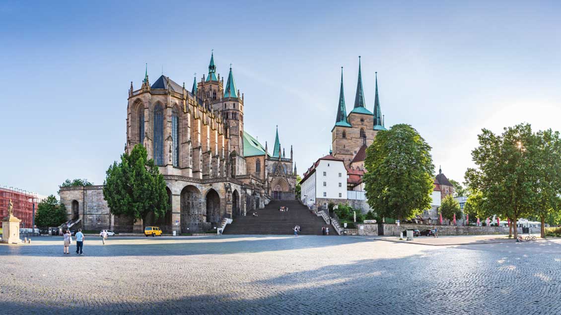 Der Domberg in Erfurt. Foto: Val Thoermer (Shutterstock)