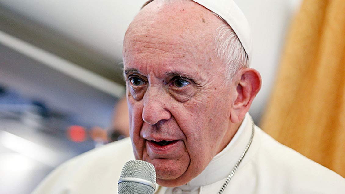 Papst Franziskus Foto: Paul Haring (KNA)