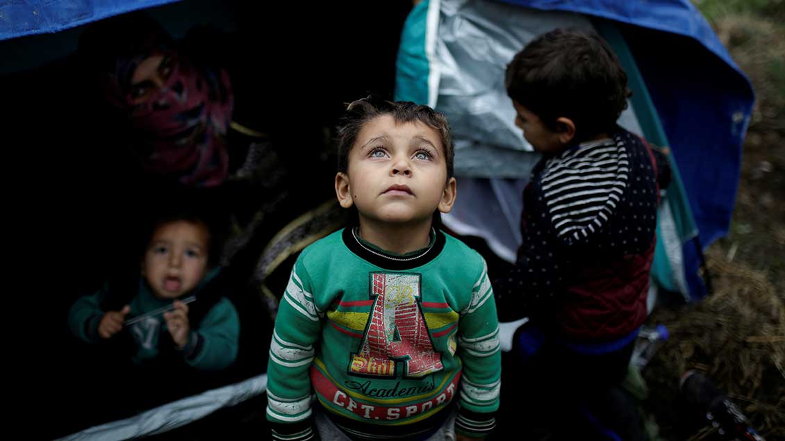 syrisches Flüchtlingskind Foto: Alkis Konstantinidis (Reuters)