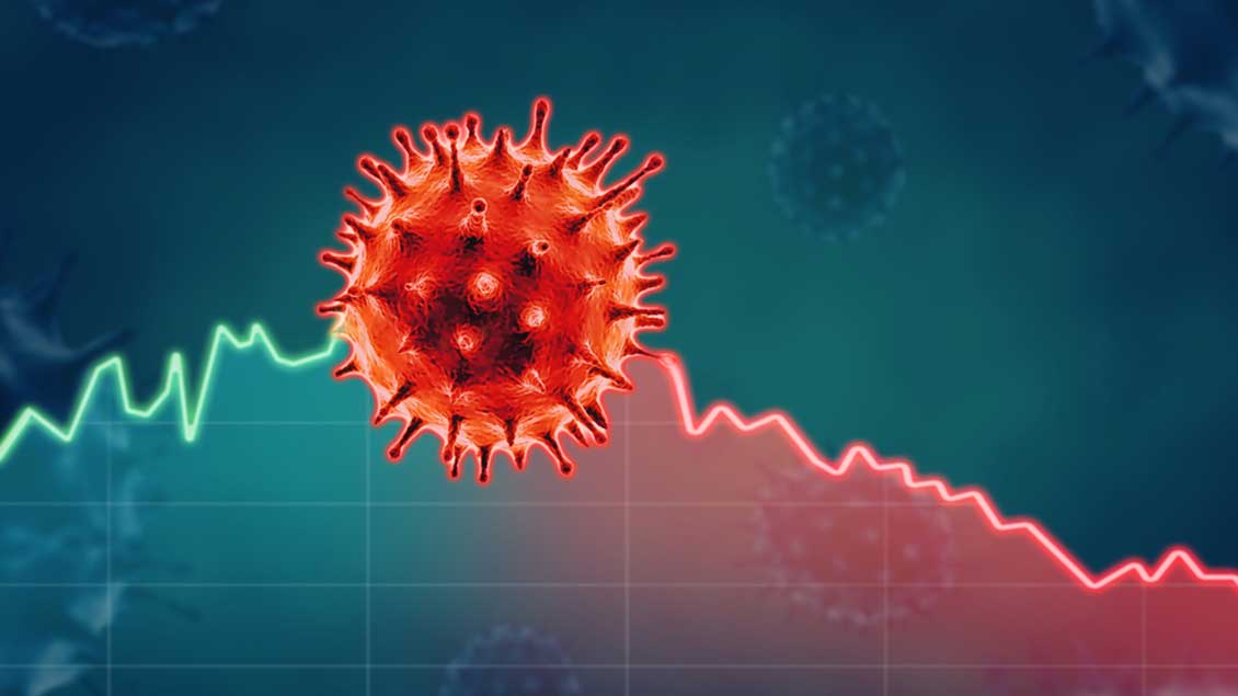 Grafik Corona-Virus und Kurve Foto: ffikretow@hotmail.com