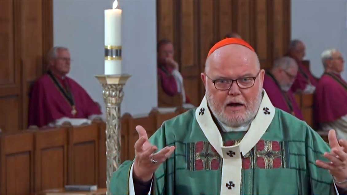 Kardinal Reinhard Marx Foto: Screenshot Live-Übertragung Erzbistum München-Freising/YouTube