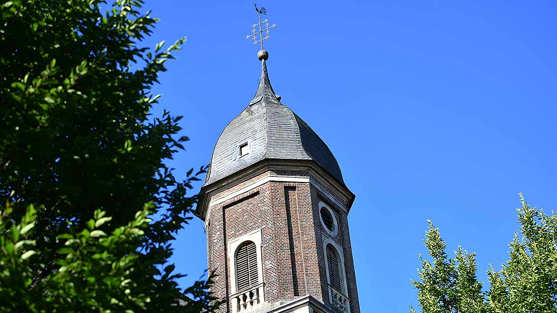 Turm der St.-Pankratius-Kirche. | Foto: Michael Bönte