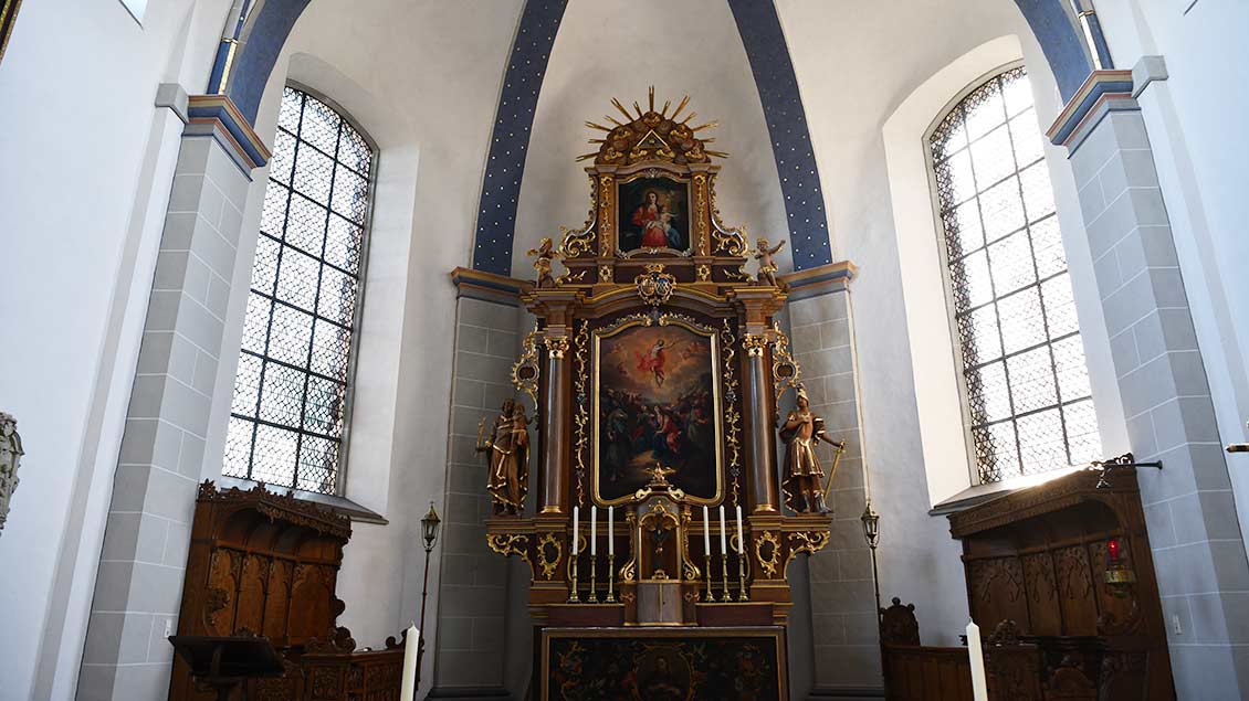 Der Hochaltar in der St.-Pankratius-Kirche. | Foto: Michael Bönte