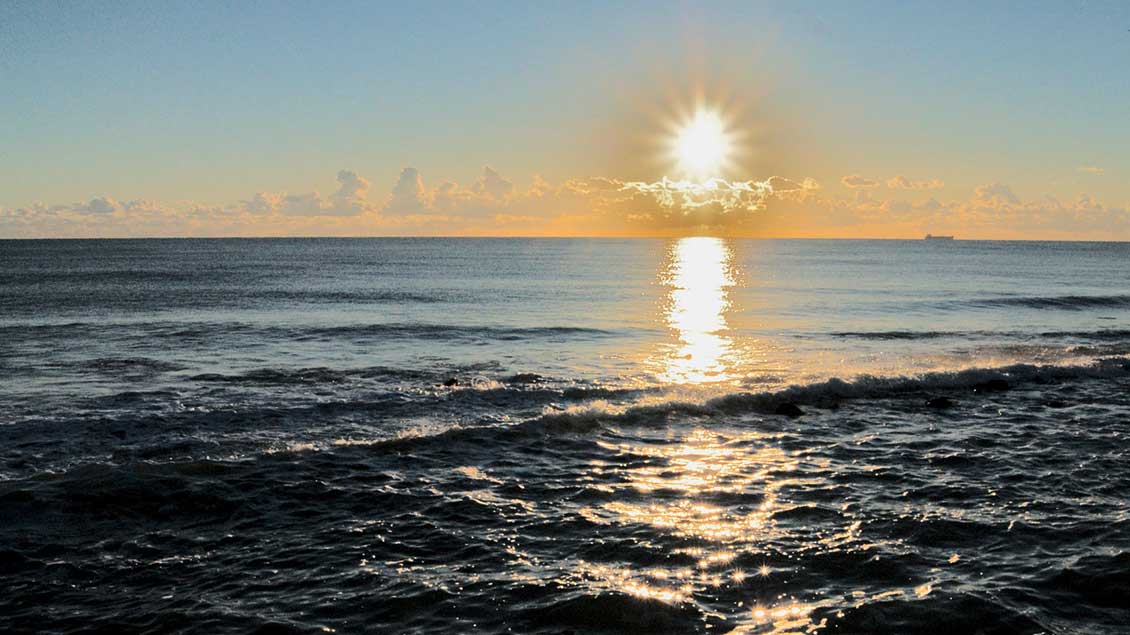 Sonnenuntergang am Meer. Symbolfoto: pixabay.com