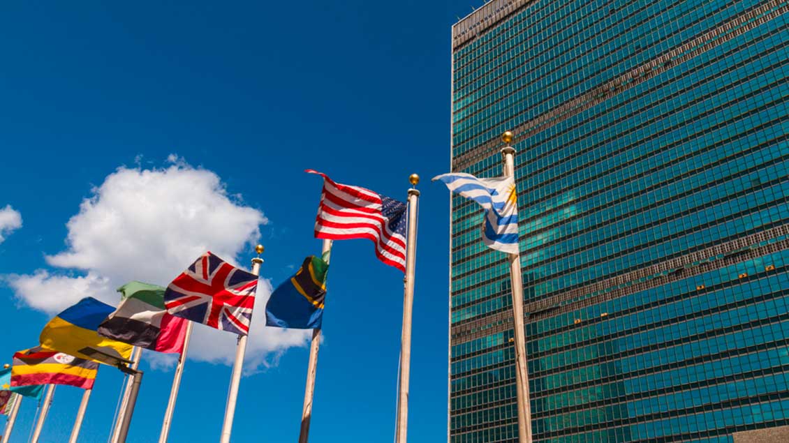 Das UNO-Hauptquartier in New York.