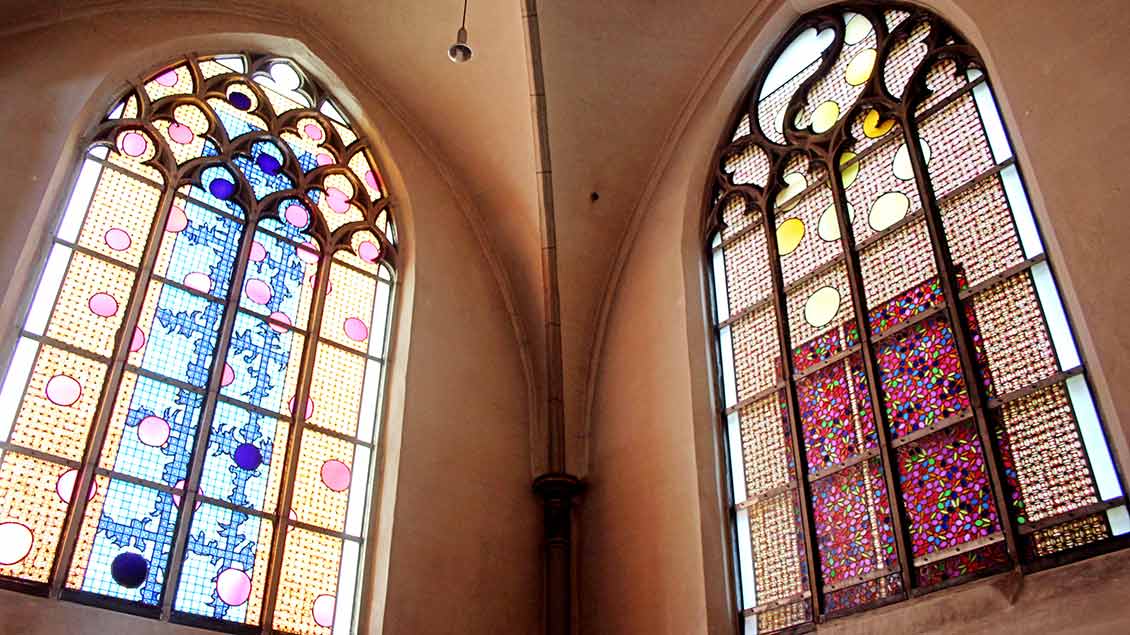 Zwei „kleinere“ Kirchenfenster. | Foto: Johannes Bernard