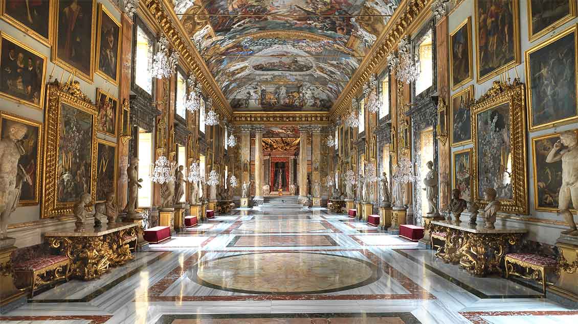 Die "Sala grande", der große Saal der Galleria Colonna in Rom. | Foto: Franco Bocchino (Galleria Colonna)