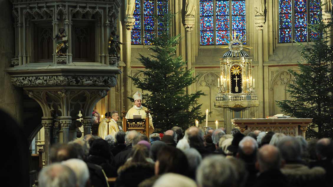 Weihnachtlicher Gottesdienst in Münsters Lambertikirche Archiv-Foto: Michael Bönte