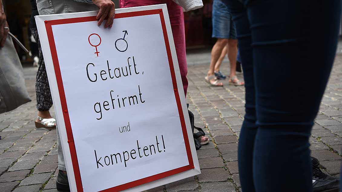 Demo für Frauenrechte Foto: Michael Bönte