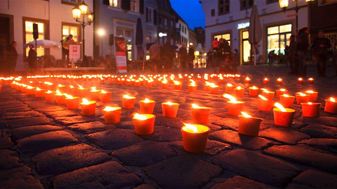 Kerzen in Rheine