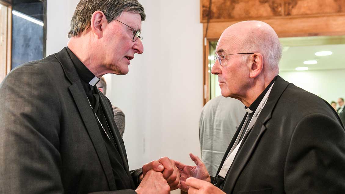 Kardinal Woelki und Bischof Genn Foto: Harald Oppitz (KNA)