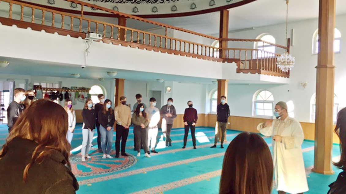 Besuch der Marler Fatih-Moschee. | Foto: pd