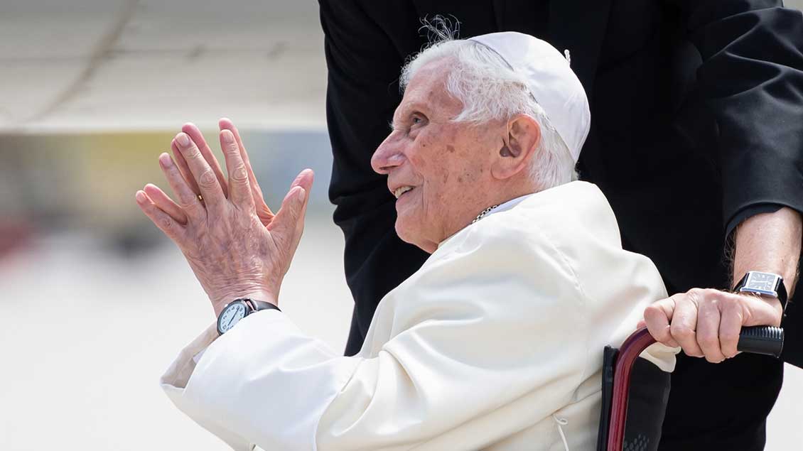 Papst Benedikt XVI. Archiv-Foto: Sven Hoppe (KNA)