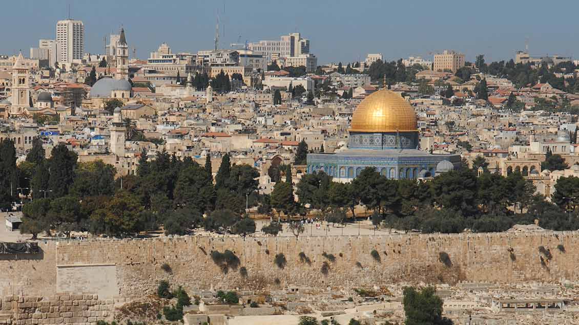 Blick über Jerusalem Foto: Michael Bönte
