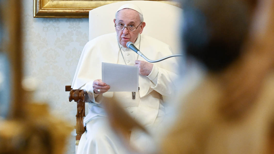 Papst Franziskus Foto: Romano Siciliani (KNA)
