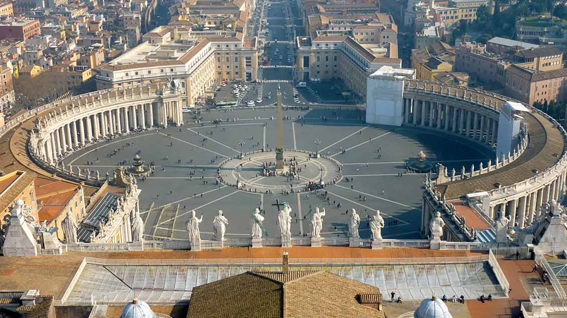 Blick vom Petersdom auf Rom Foto: Markus Nolte
