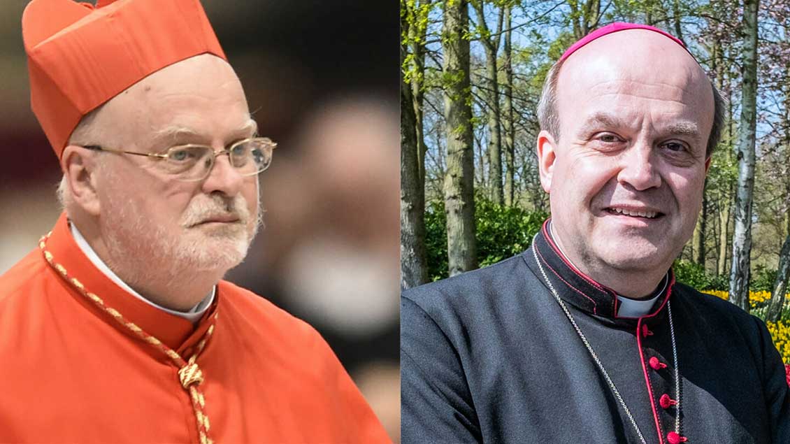 Kardinal Arborelius und Bischof van den Hende Foto: Cristian Gennari, Patrick Post (KNA)