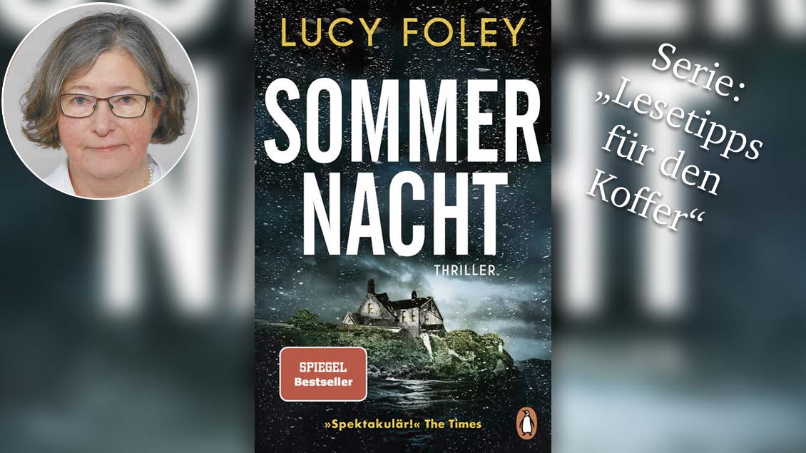 Anne Löcke und das Cover des Buches „Sommernacht“