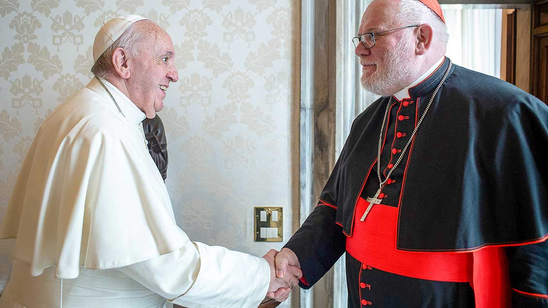 Papst Franziskus und Kardinal Marx