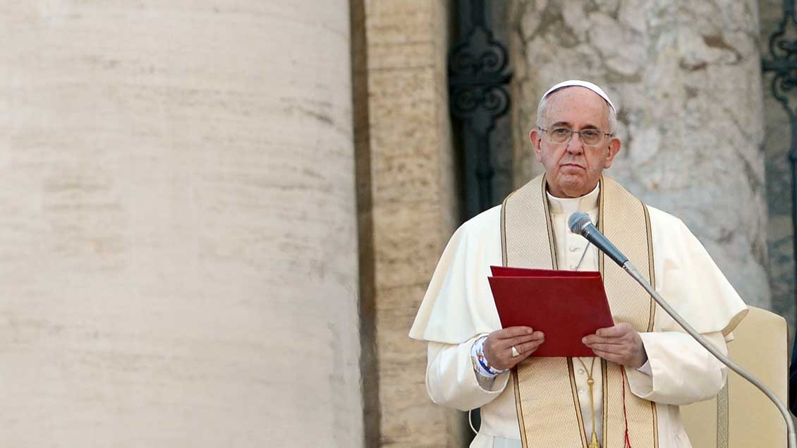 Papst Franziskus Archiv-Foto: Michael Bönte