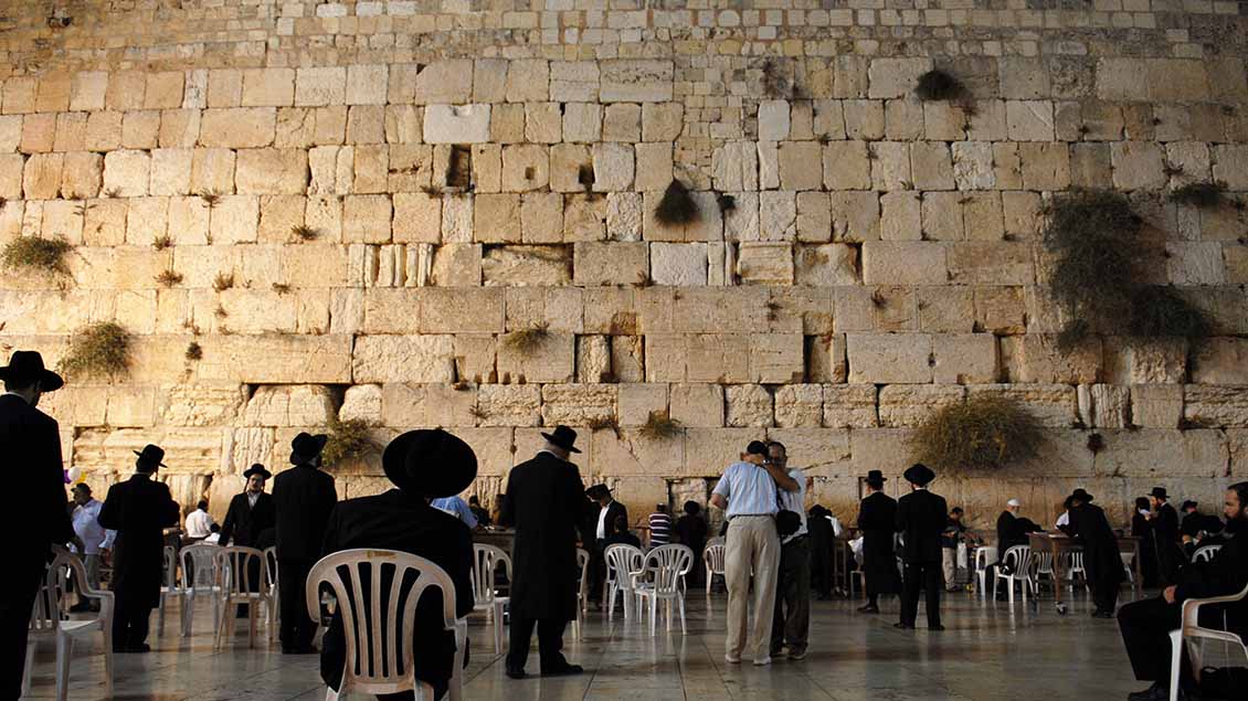 Die Klagemauer in Jerusalem Archivfoto: mib