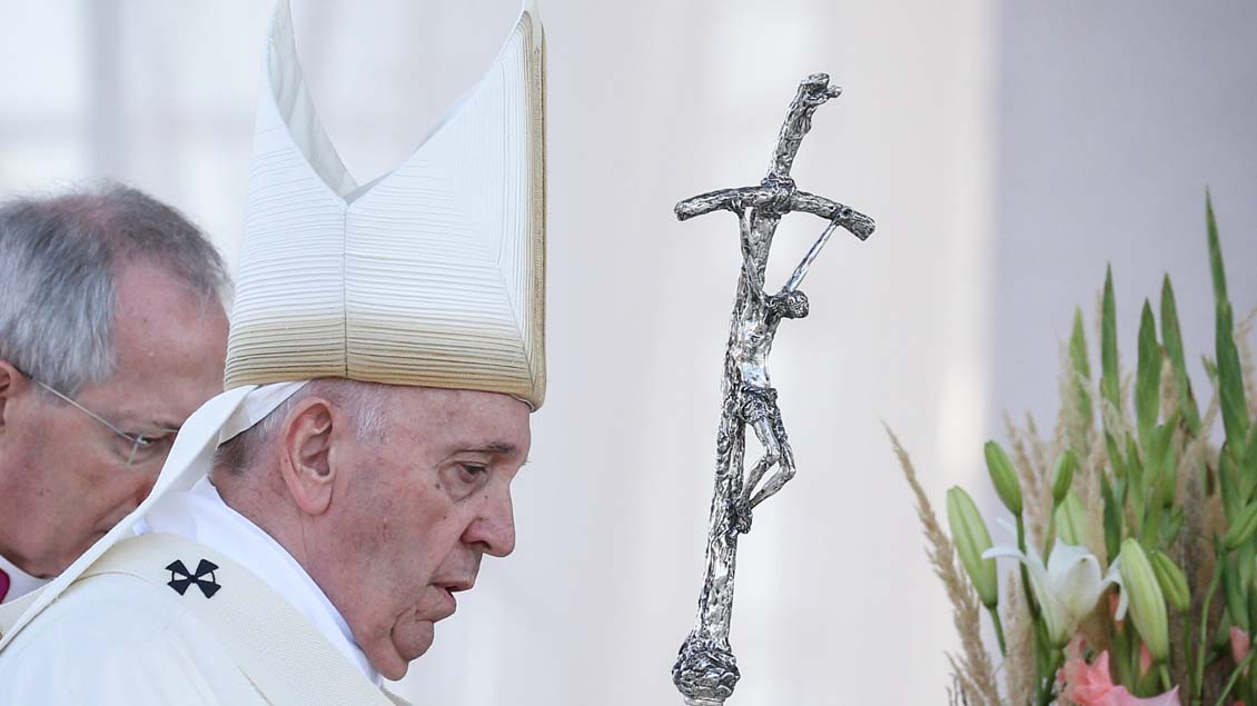 Papst Franziskus Foto: Paul Haring (CNS photo/KNA)
