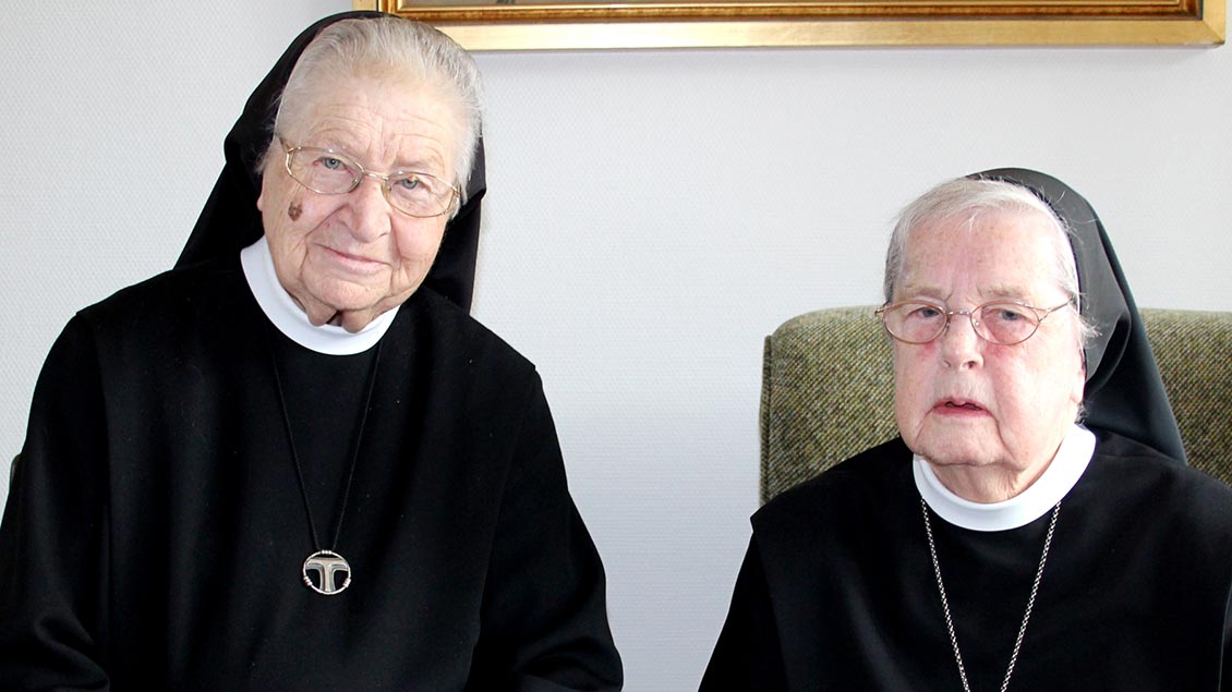 Schwester Emelia und Schwester Hermanda Foto: Johannes Bernard