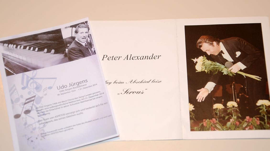 Auch Stars wie Udo Jürgens oder Peter Alexander befinden sich in der Sammlung. | Foto: Jürgen Kappel