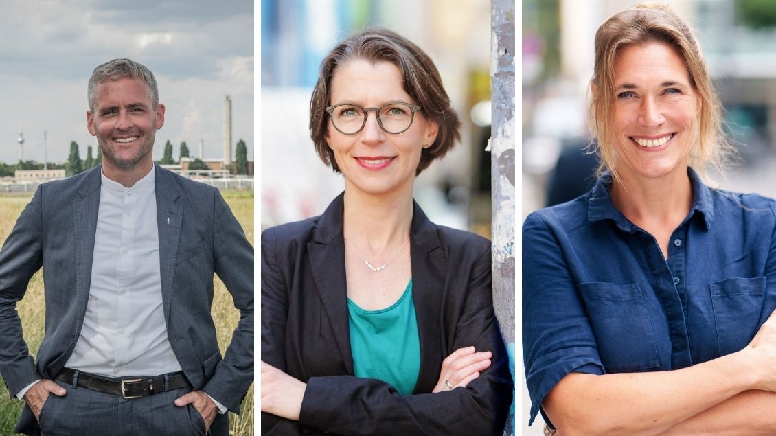 „Wort zum Sonntag“: ARD stellt drei neue Gesichter vor Fotos: Oliver Ziebe/Amac Garbe/Ben Knabe (ARD)