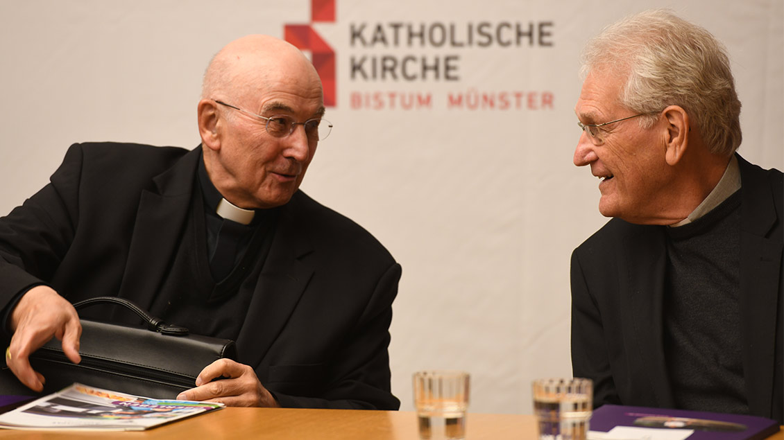 Bischof Genn und Erzbischof Steiner Foto: Michael Bönte