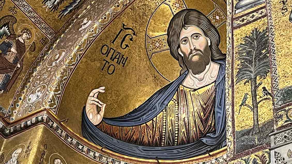 Christus-Mosaik in Monreale. Foto: Markus Nolte