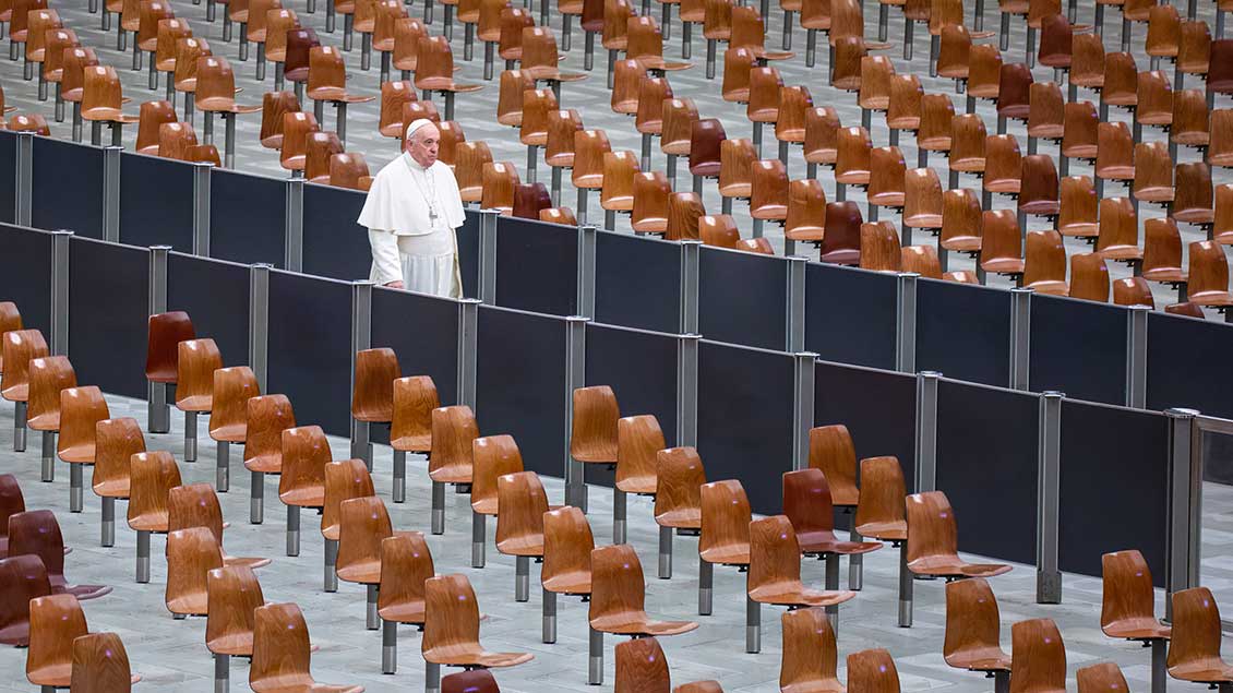 Papst Franziskus 2021  Foto: Vatican Media (Imago)