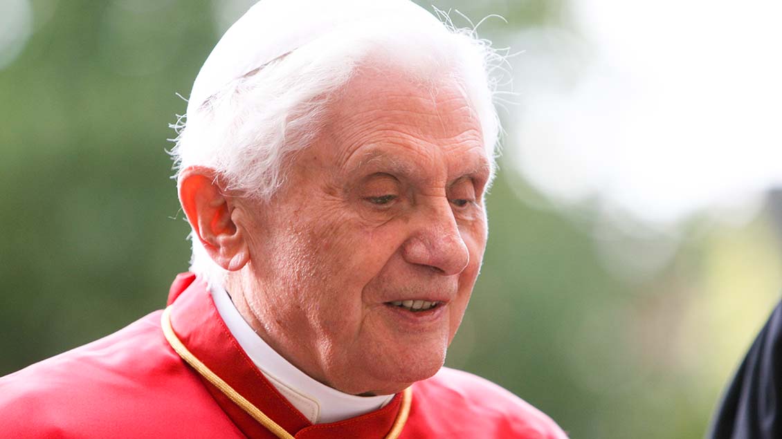 Papst em. Benedikt XVI. Archivfoto: Agefotostock (imago)