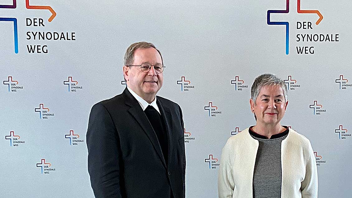 Georg Bätzing und Irme Stetter-Karp Foto: Christiane Kolfenbach (Deutsche Bischofskonferenz)