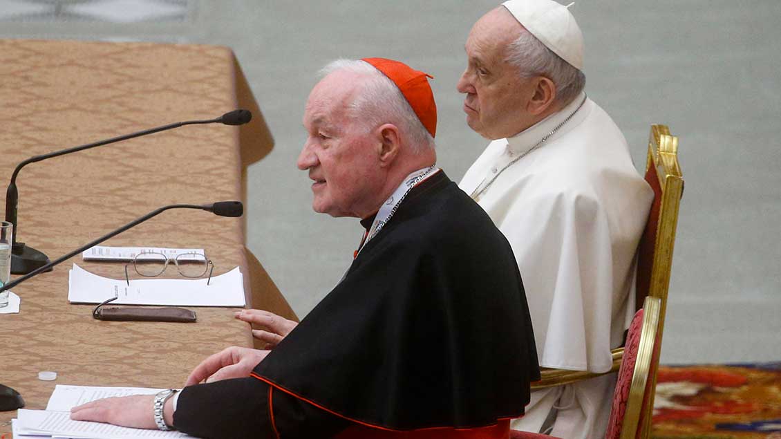 Marc Ouellet und Papst Franziskus Foto: Fabio Frustaci (Imago)
