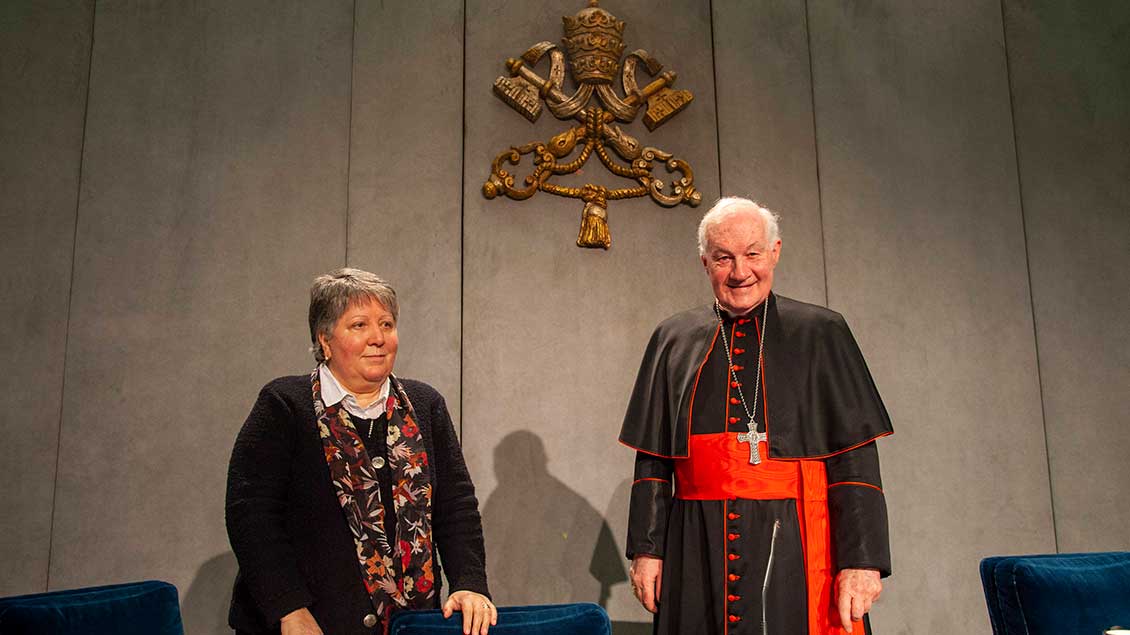 Michelina Tenace und Kardinal Marc Ouellet Archiv-Foto: Massimiliano Migliorato (Catholic Presse/Imago)