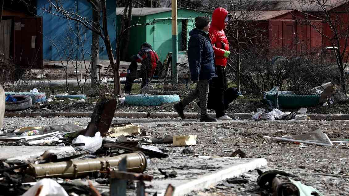 Szene aus Mariupol Foto: Mikhail Tereshchenko (ITAR-TASS/imago)