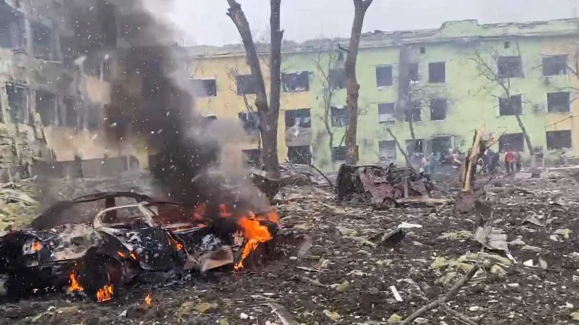 Zerstörung in Mariupol Foto: Cover-Images (Imago)