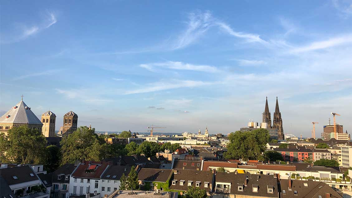 Über den Dächern von Köln mit Blick auf den Dom Foto: Markus Nolte