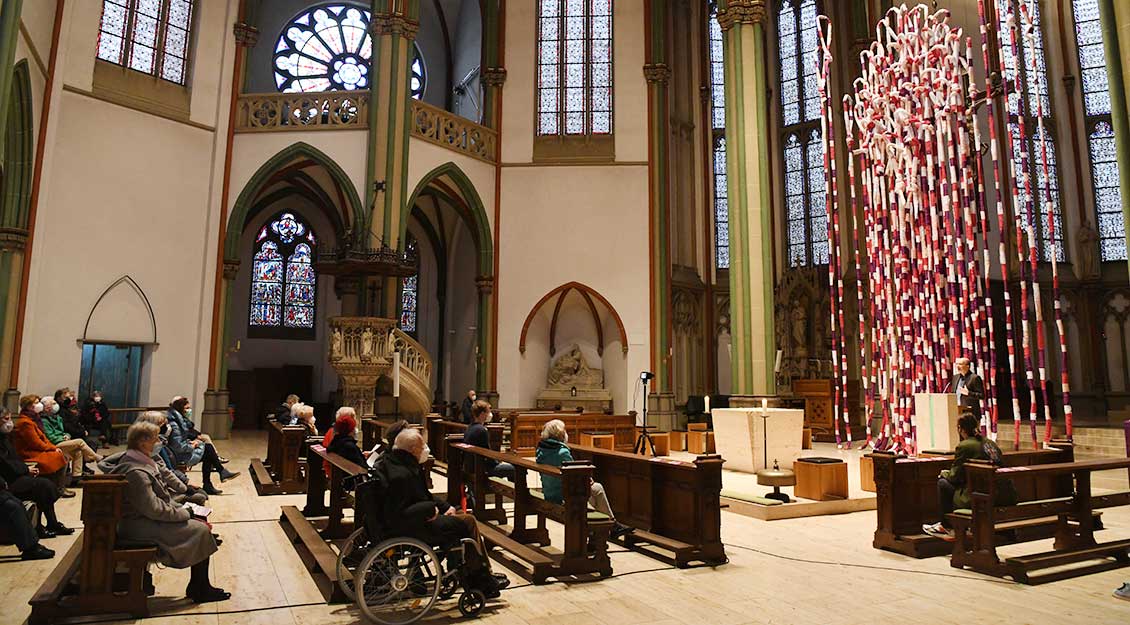Eröffnungsfeier in der Heilig-Kreuz-Kirche in Münster. | Foto: Michael Bönte