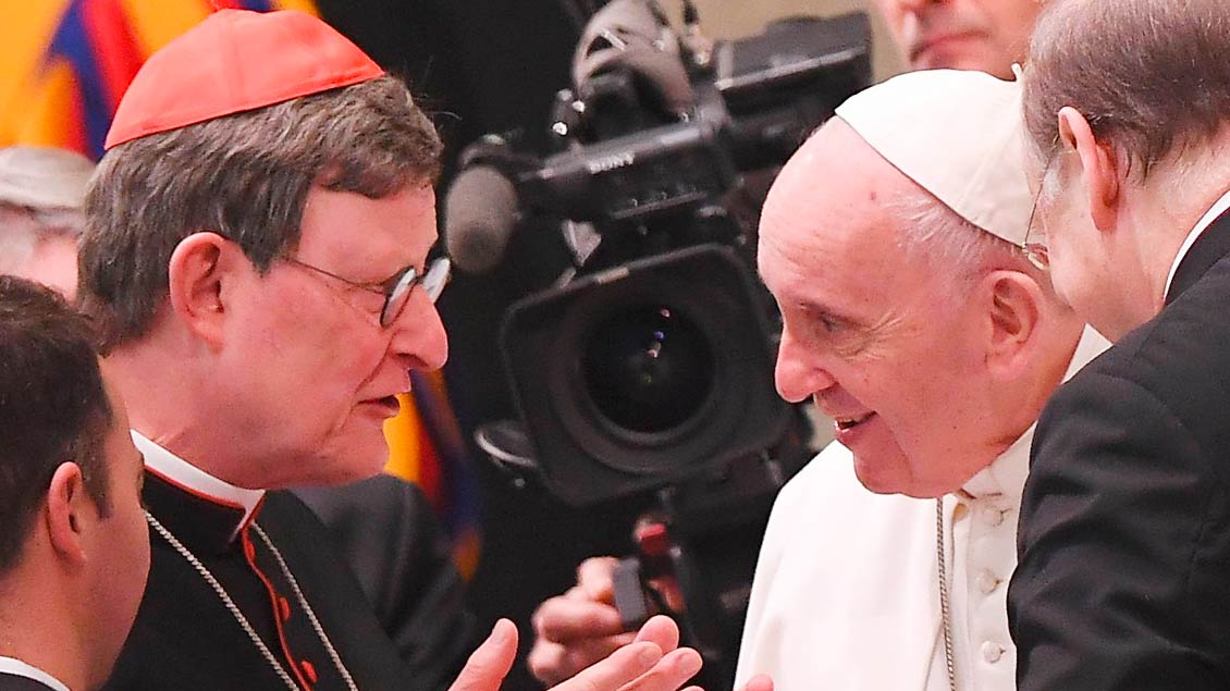 Kardinal Rainer Maria Woelki mit Papst Franziskus Foto: Ulmer Pressebildagentur (imago)