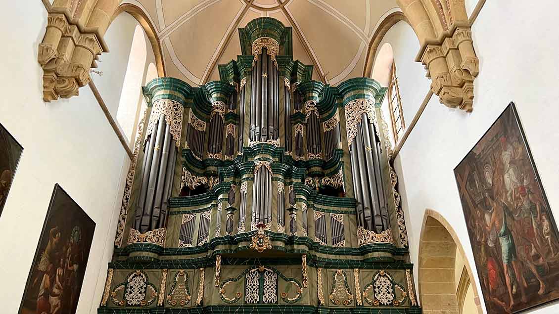 Johann Patroclus Möller baute die 1751 fertiggestellte Orgel der Abteikirche Marienfeld, die größte Barockorgel Westfalens. | Foto: Markus Nolte