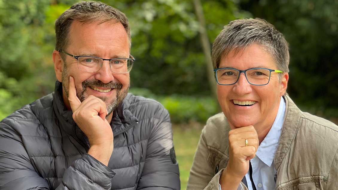 Mathias Berger und Christine Schardt Foto: Schermuly (Bistum Mainz)