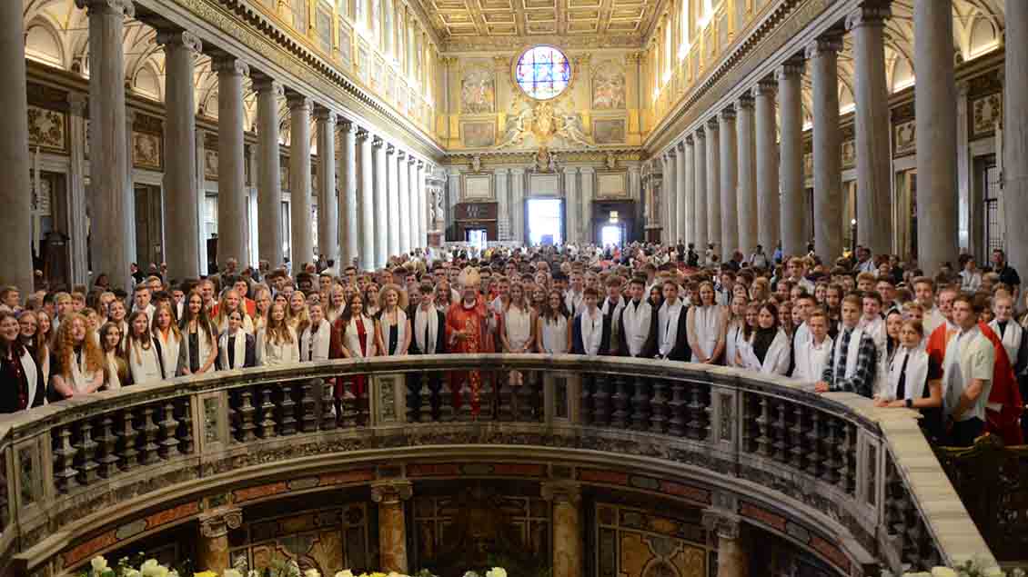 Gruppenbild in Santa Maria Maggiore