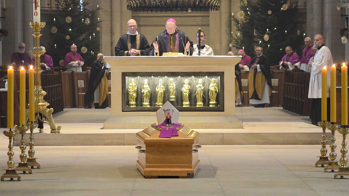 Requiem für den verstorbenen früheren Nuntius in Deutschland, Erzbischof Erwin Ender, im Paulusdom zu Münster. | Foto: Gudrun Niewöhner (pbm)